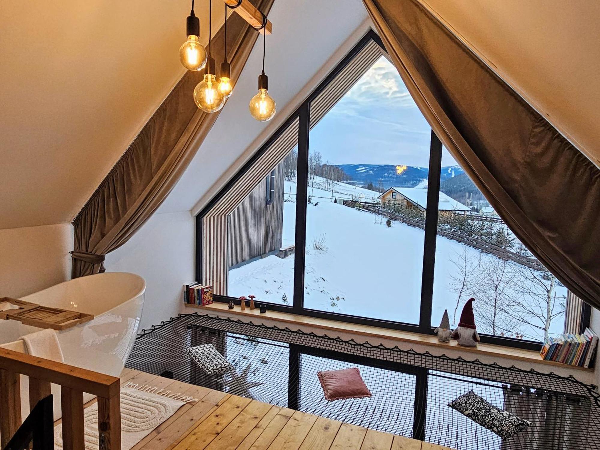 Domki Pod Lasem - Domek Brzozowy Stronie Śląskie Dış mekan fotoğraf